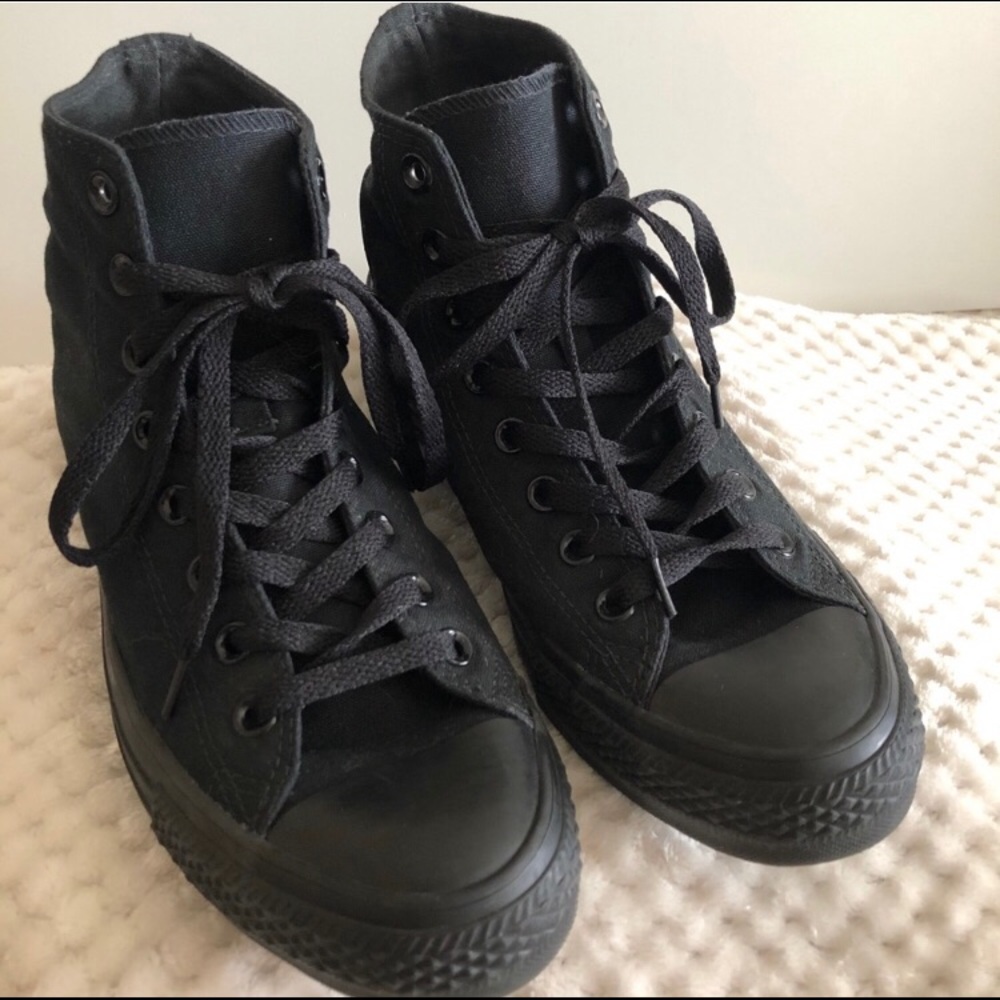 Black High Top Converse